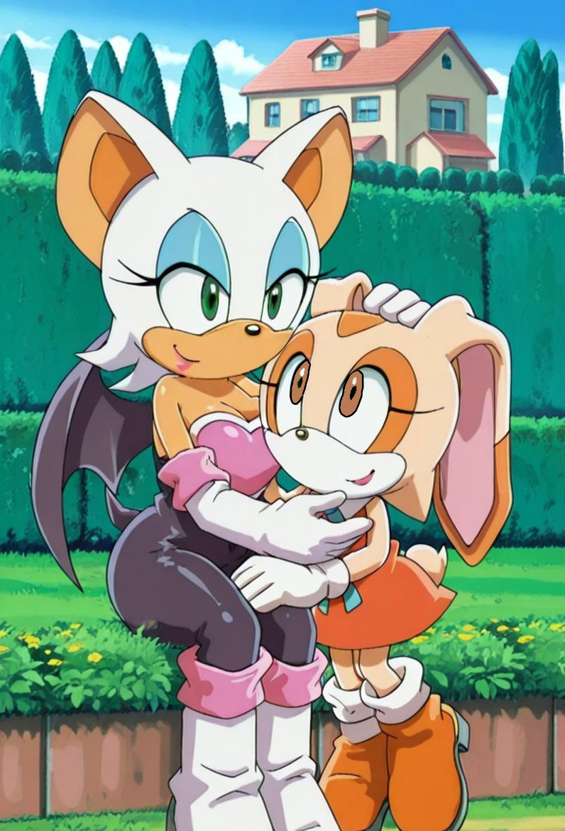 Cream The Rabbit X Rouge Rouge and Cream bonding by MITH1010 on DeviantArt