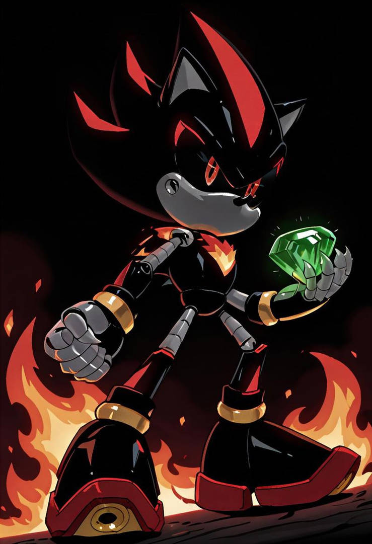 Shadow Chasing Metal Metal Shadow stole the Chaos Emerald by MITH1010 on DeviantArt