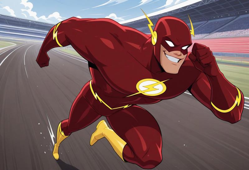 Flash Express Rider Cartoon Flash ready to race by MITH1010 on DeviantArt