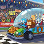 Flicky and friends ready to race