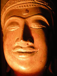 Buddha head....in red?