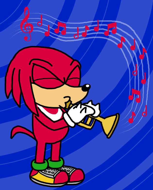 Knuckles the Echidna in Sonic the Hedgehog 2