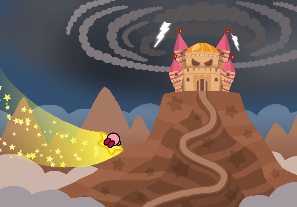 Flight to Mount Dedede by SuperMurrio on DeviantArt