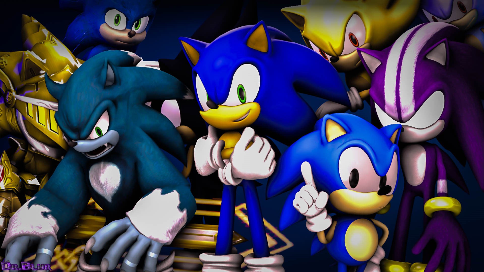 Dark Sonic Time by Fentonxd on DeviantArt