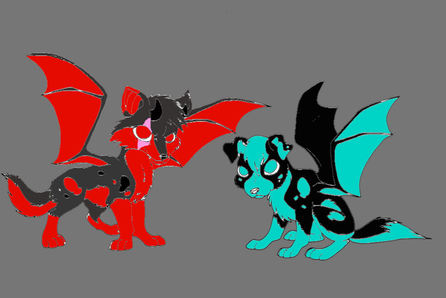 devil wolves by kennyandkyle on DeviantArt