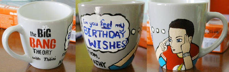 Sheldon Cooper- Birthday Wishes mug