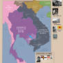 Wheel of destiny Indo-China Map