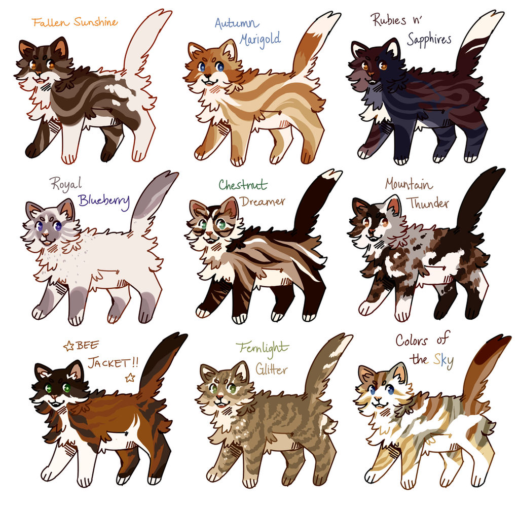 cat adopts! CLOSED by aleskay on DeviantArt