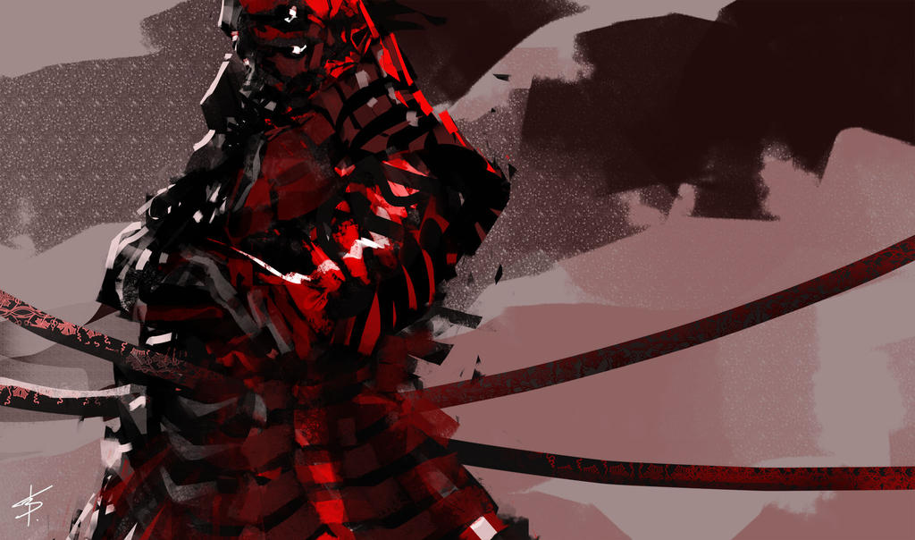 red samurai by VBagi