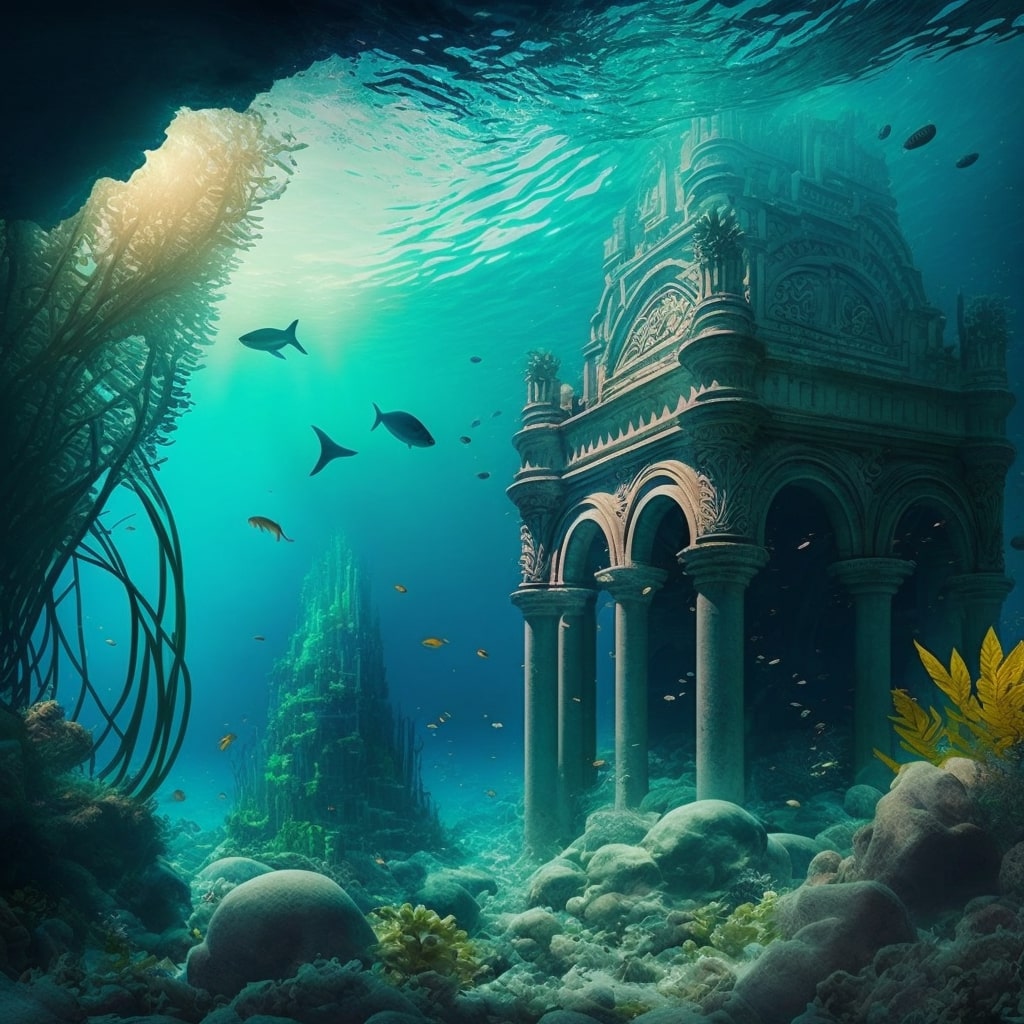 The sunken city of Atlantis by DOLBOZHUY on DeviantArt