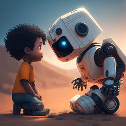 Friendship of human and robot