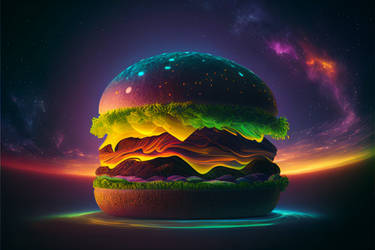 Fantasy landscape series - Hamburger