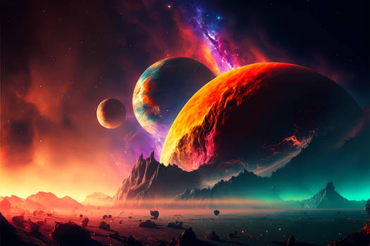 Unusual planets season 2 - 8K wallpapers series -3 by DOLBOZHUY on