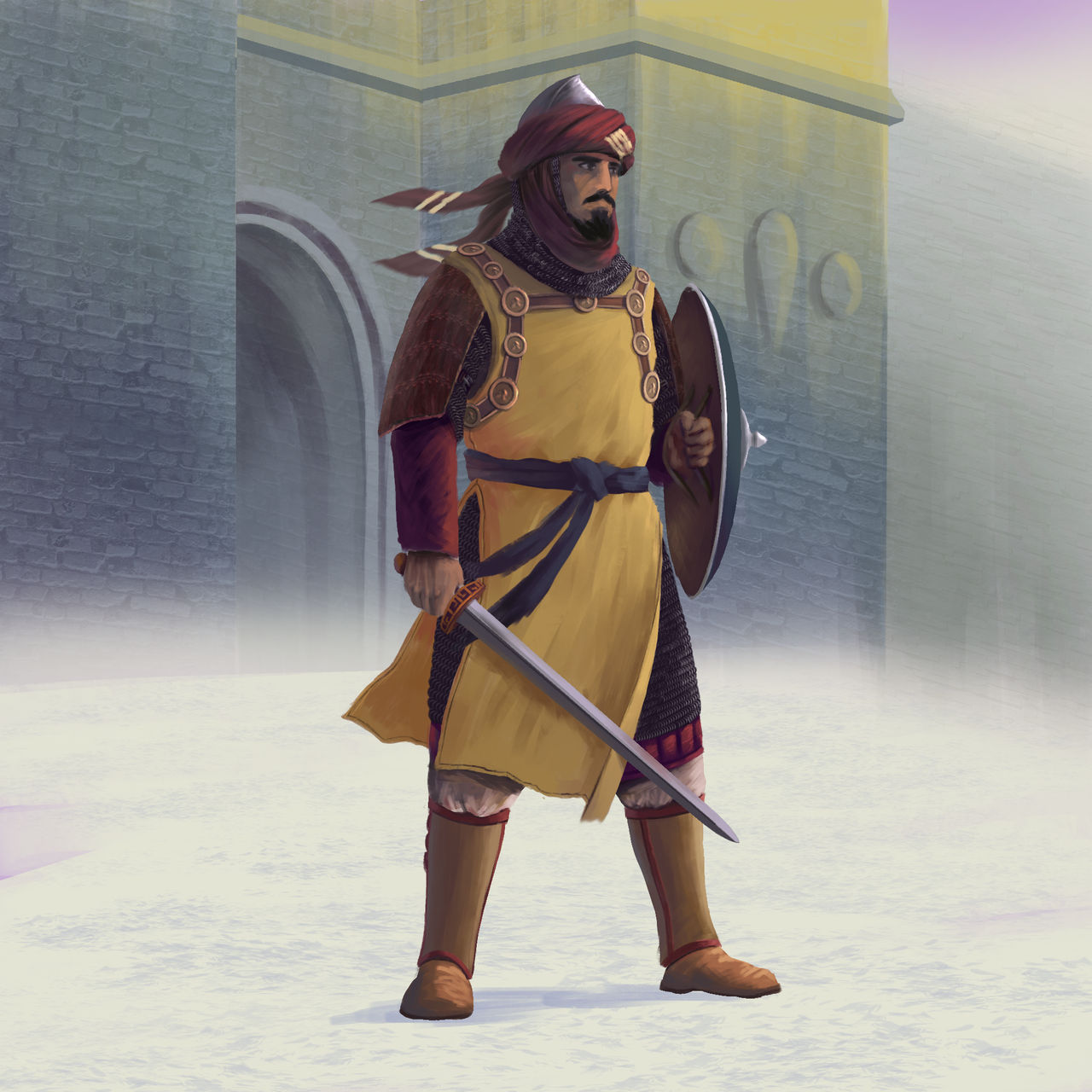 Arab Knight by mubarizun on DeviantArt