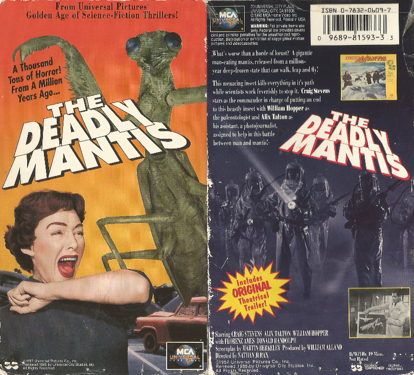 一部予約販売 The Deadly Mantis Vhs 中古品 その他 Brunatgioielli Com 一部予約販売 The Deadly Mantis Vhs 中古品 その他 Brunatgioielli Com