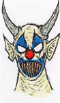 A Demonic Clown Straight From The Circus Of Hell by MrDodge1997