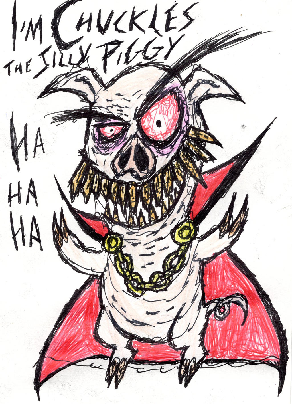 The Dark Lord Chuckles The Silly Piggy