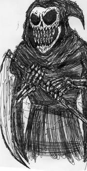 Here is another Grim Reaper Drawing