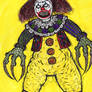 Pennywise with razor sharp claws and fangs