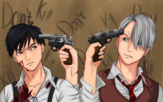 Yuri on ice and 91Days  (Mafia AU)