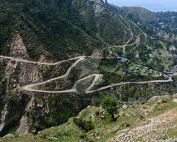 Road to Slate Mines Kharota HP India