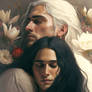 Rhaegar Targaryen with Elia Martell