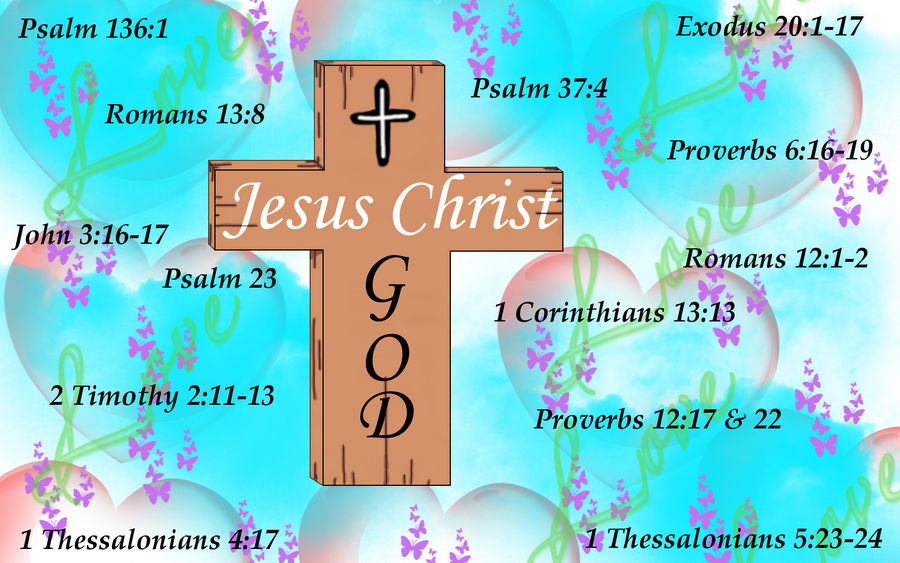 Cross and Bible Verses