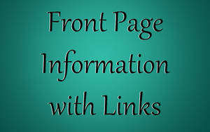 Front Page Info With Links