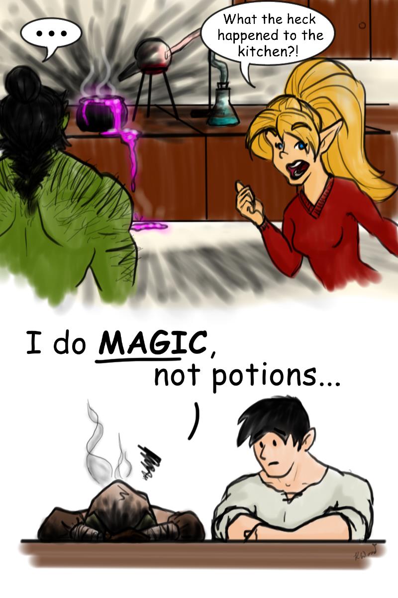 She does Magic