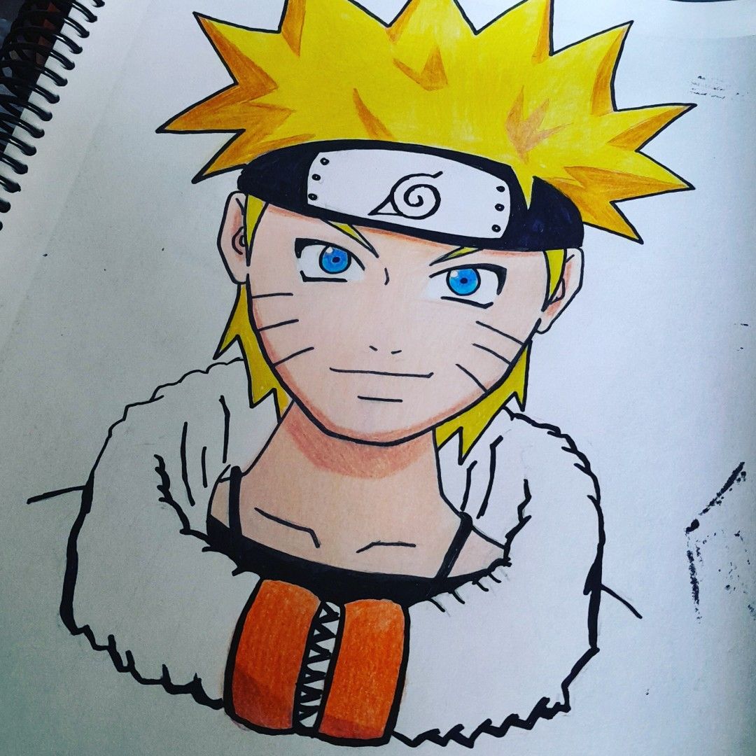 Draw Naruto Realistic/ Desenho Realista Do Naruto by WALLIS14 on