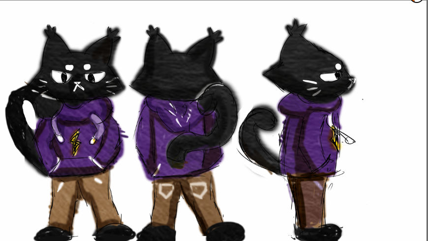 Shadow character design by OddStorm on DeviantArt