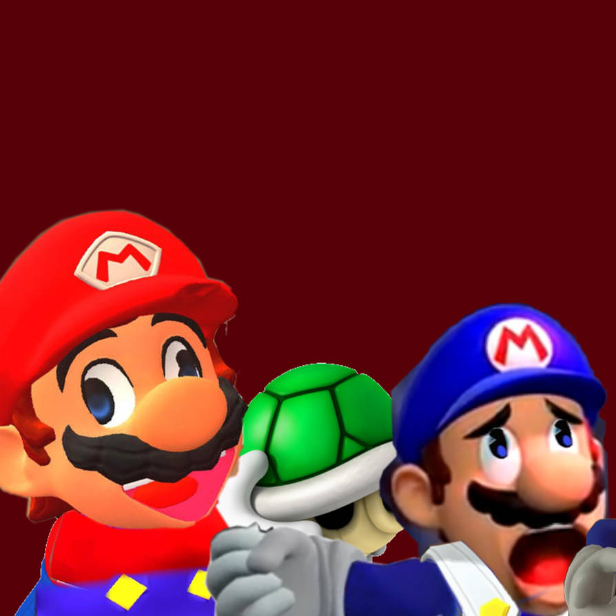 Redesigned Mario holds a shell by supermariosmg4 on DeviantArt