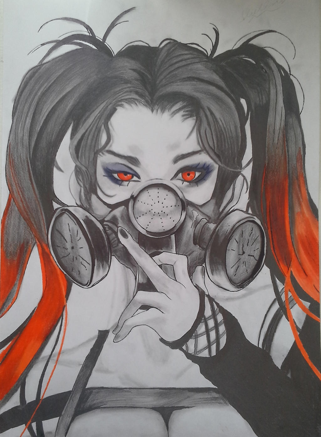 Gas Mask Girl By Skeleton35 On Deviantart