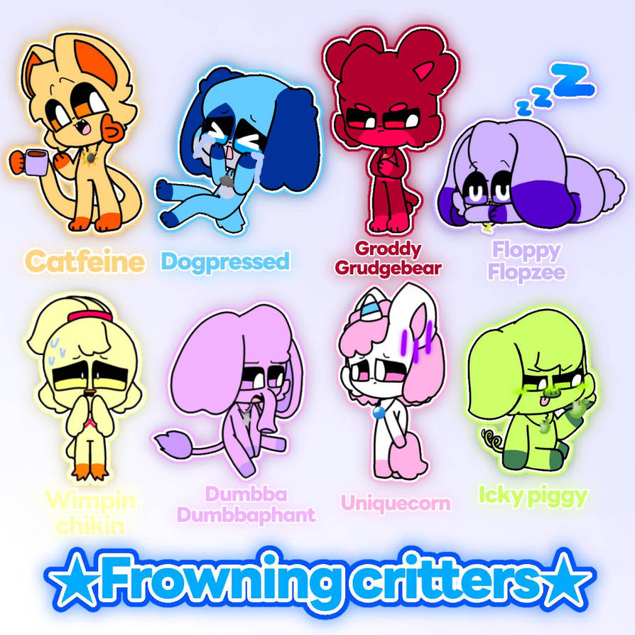 Frowning critters fanart! by tengovan82 on DeviantArt