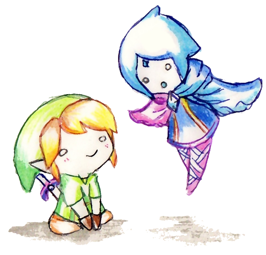 Chibi Link and Fi