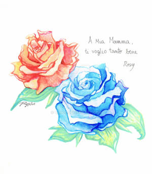 Watercolor roses