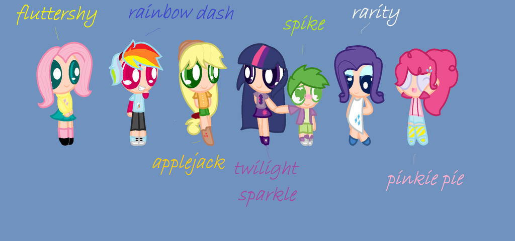 Mlp As Ppg by karlyspeedpaints on DeviantArt