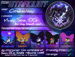 I will be joining ArtFight on Team Stardust!