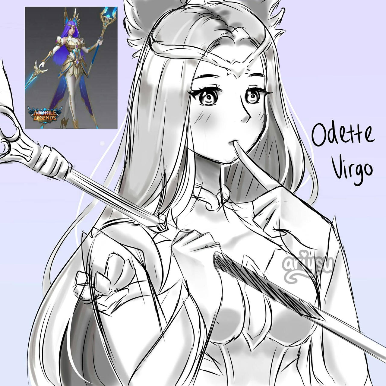 Odette From Mobile Legends Virgo Skin Fanart By Arythms On Deviantart Odette From Mobile Legends Virgo Skin Fanart By Arythms On Deviantart