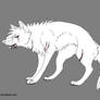 injured wolf - free base