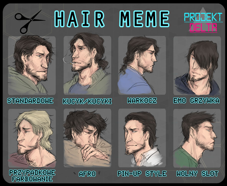 :PD: Hair meme by Achaii on DeviantArt