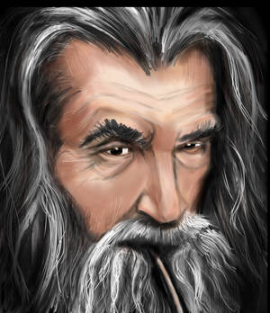 Gandalf on the Ipad by Ejx16