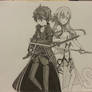 SAO Kirito and Asuna