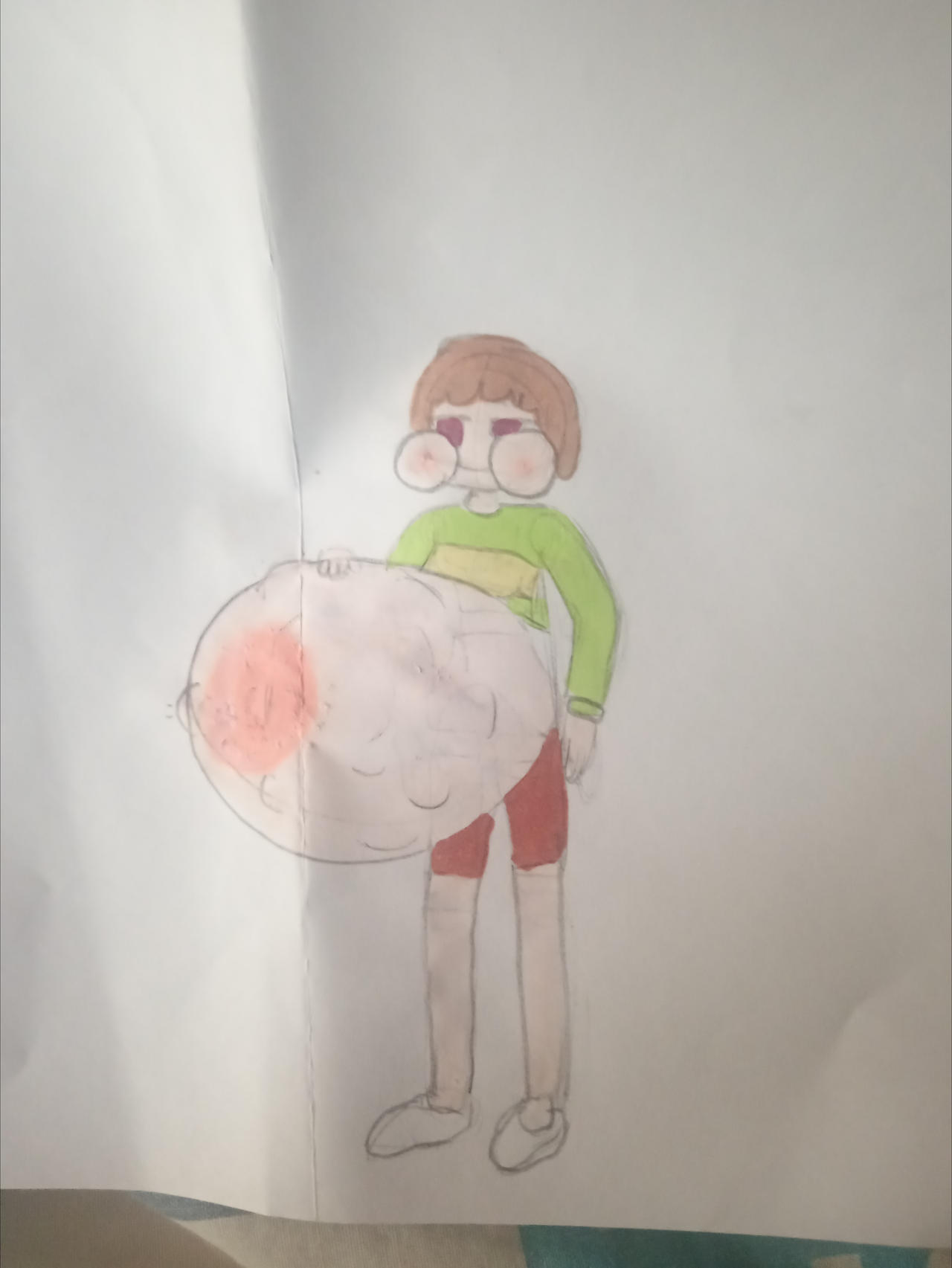 Chara Inflate Chara belly by daygony2 on DeviantArt