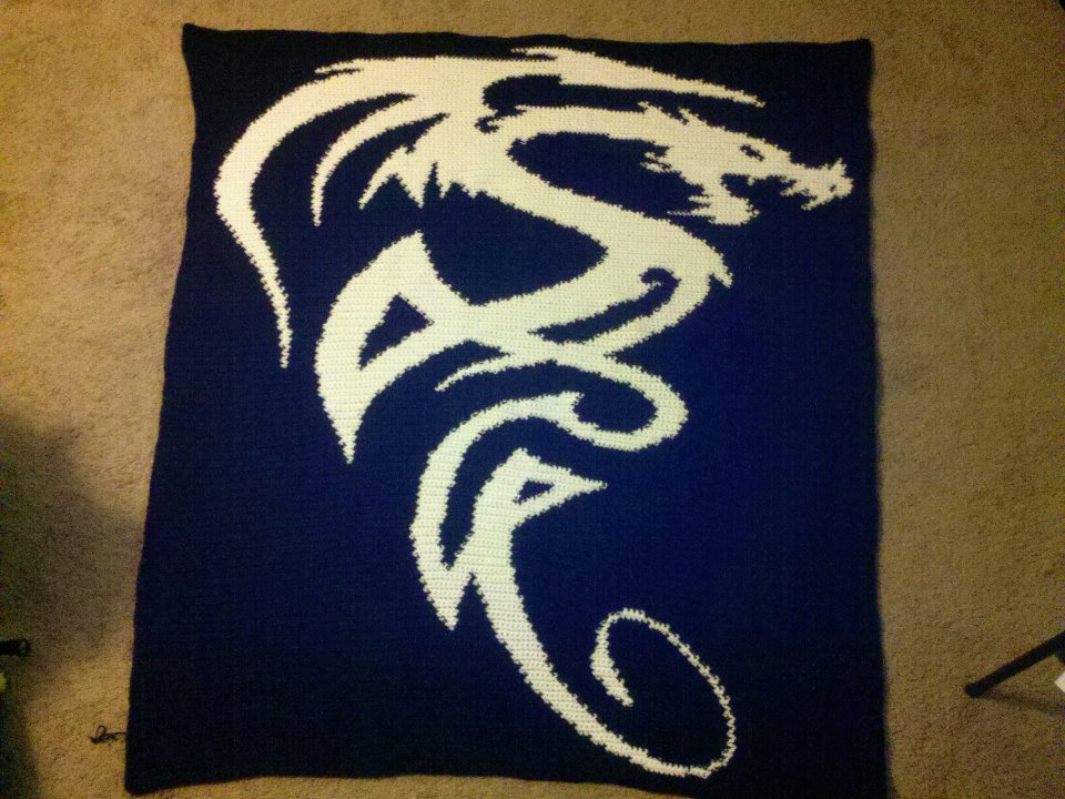 Tribal Dragon Blanket