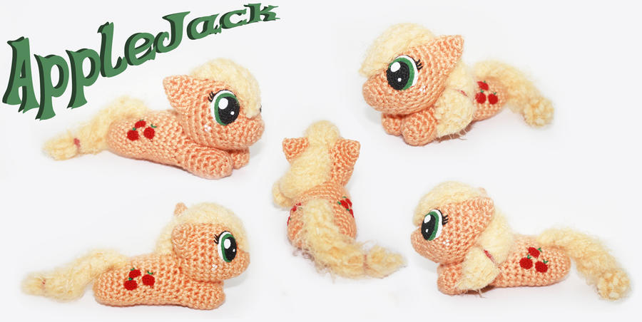 Applejack MLP Chibi Amigurumi