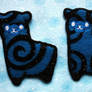 Alpaca Patches ~ Blue Swirl