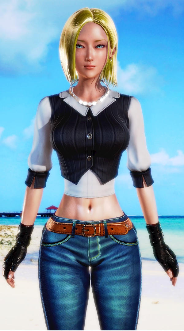 Android 18 from DragonBall Z upload by KensaiAkamei on DeviantArt