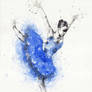 Blue ballerina
