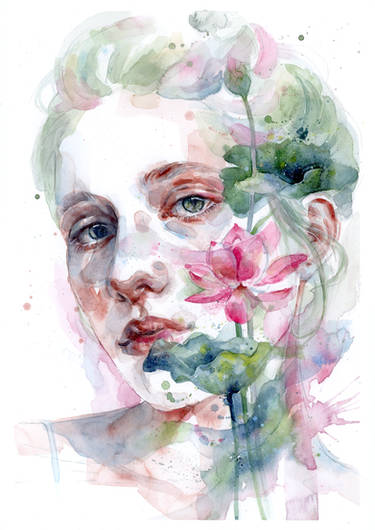 Iridescent watercolors test by EruwaedhielElleth on DeviantArt